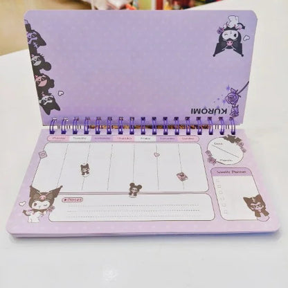 Sanrio Spiral Binding Weekly Planners