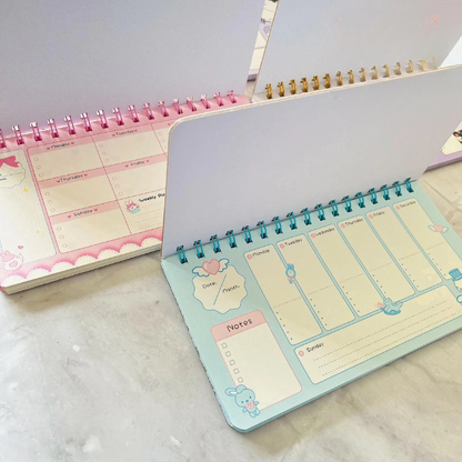 Sanrio Spiral Binding Weekly Planners