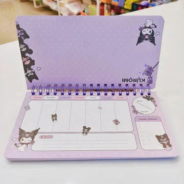 Sanrio Spiral Binding Weekly Planners