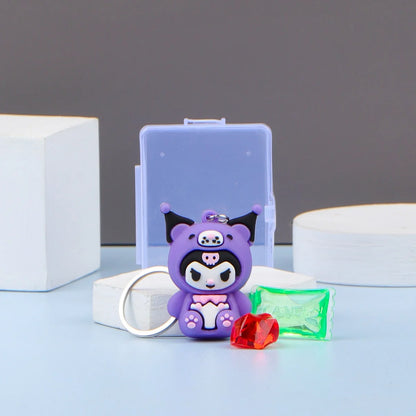 Sanrio keychain Box with Gems