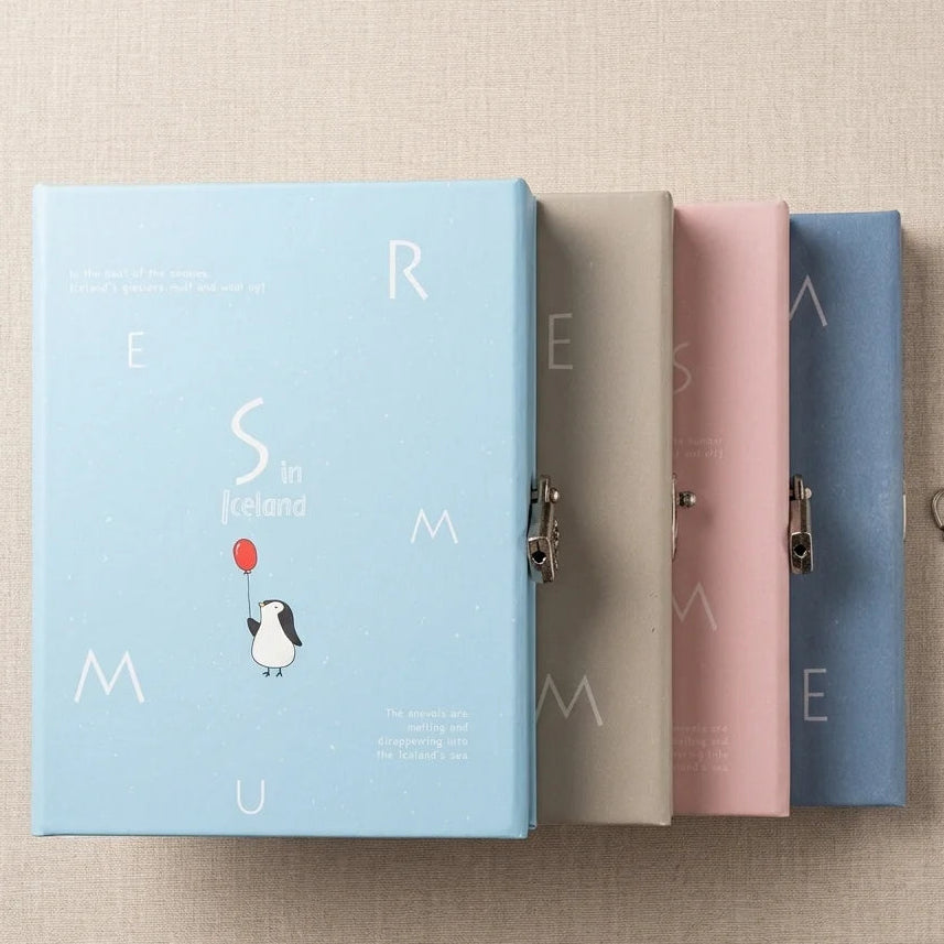 Cute Bears Lock Diary with Planner Pages