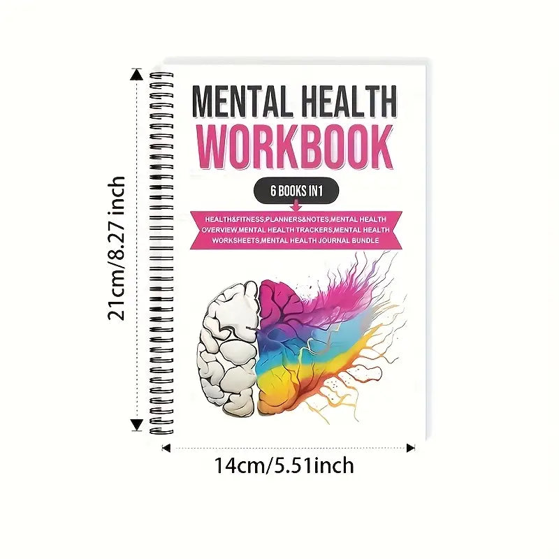 Mental Health Workbook Self-Help & Recovery Bundle