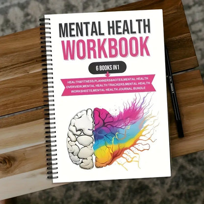 Mental Health Workbook Self-Help & Recovery Bundle