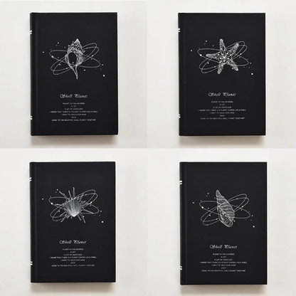 Shell Planet Series Black Cover Journal