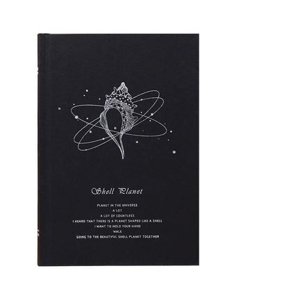 Shell Planet Series Black Cover Journal