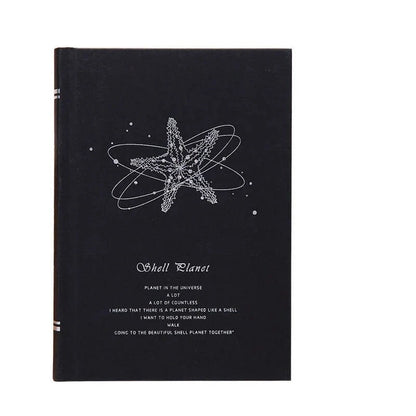 Shell Planet Series Black Cover Journal