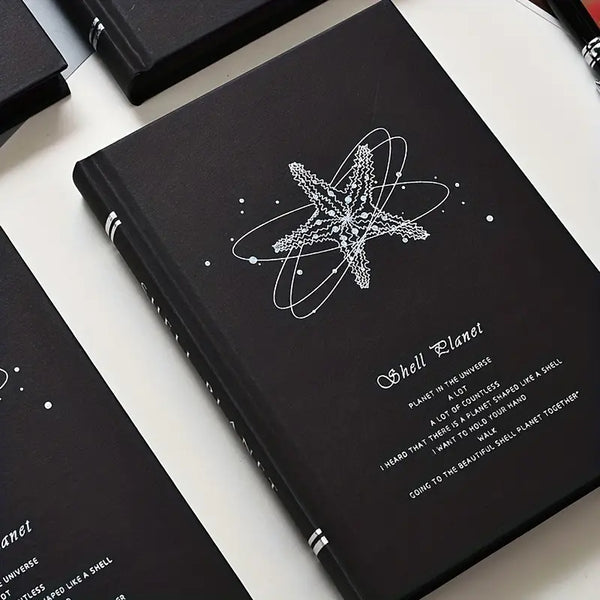 Shell Planet Series Black Cover Journal