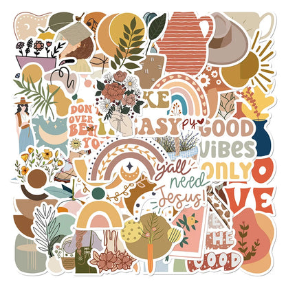 Simple Bohemian Graffiti Stickers