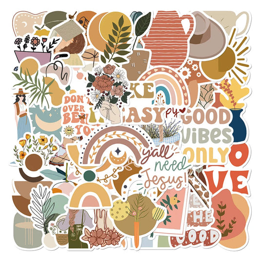 Simple Bohemian Graffiti Stickers