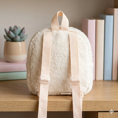 Fur Wings Cute Little Fairy Woolen Backpack