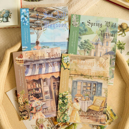 Soft Girl Vintage Sticker Notebook Set