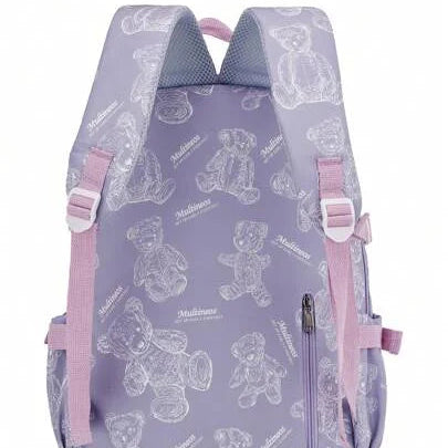 Cute Bear Printed Large Capacity Backpack