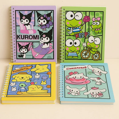 Soft Cover Sanrio Spiral Notebooks Set