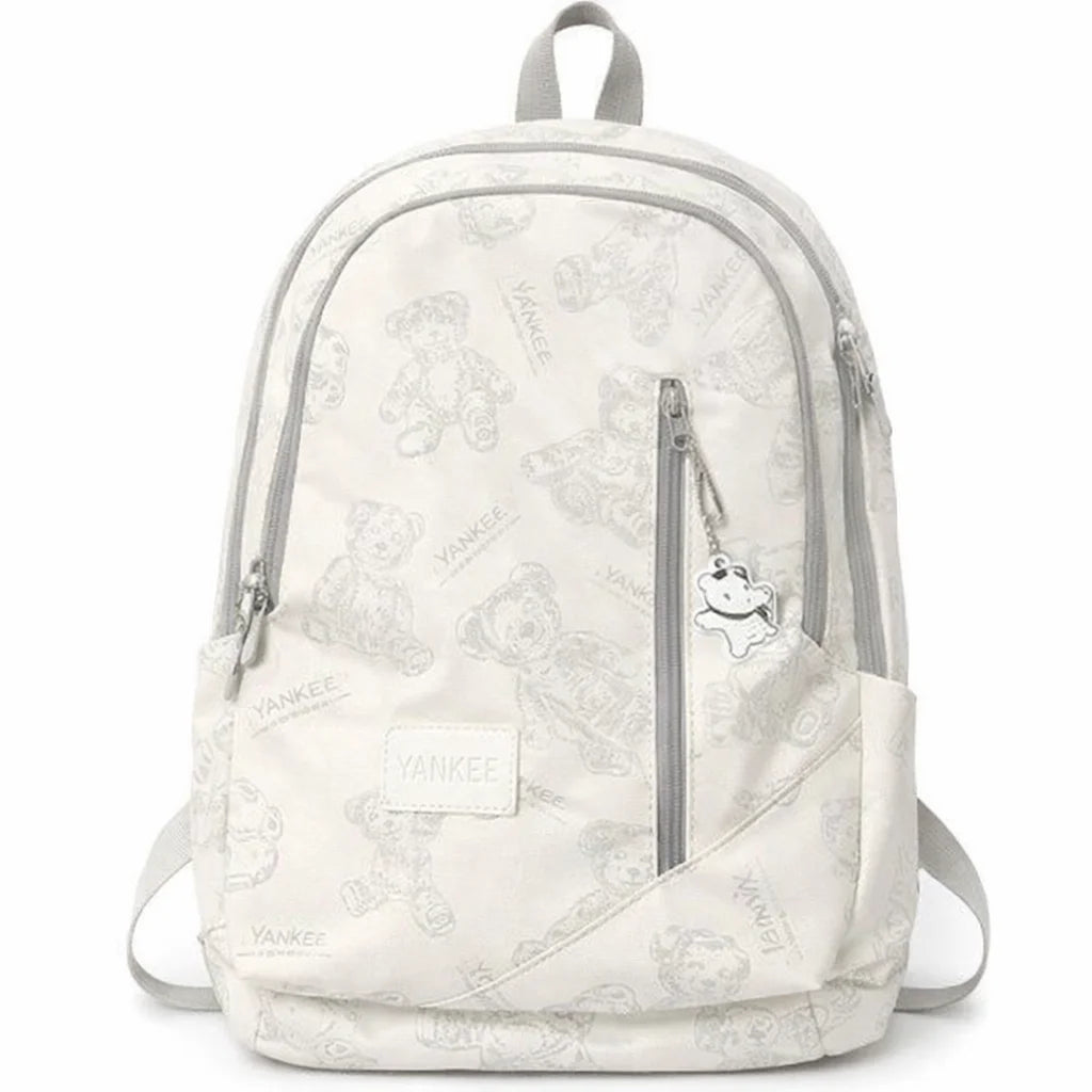 Cute Bear Printed Large Capacity Backpack