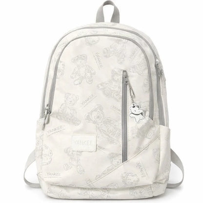 Cute Bear Printed Large Capacity Backpack