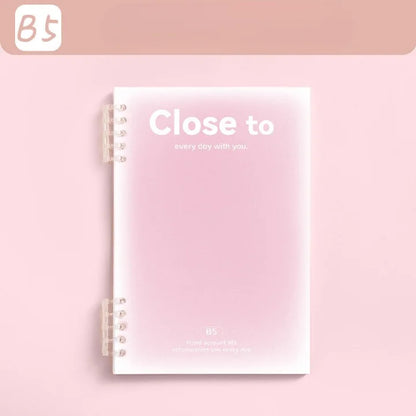 Soothing Gradient Colors Loose Leaf Lined Notebook B5