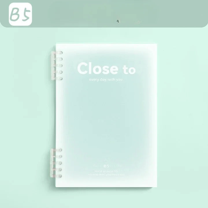 Soothing Gradient Colors Loose Leaf Lined Notebook B5