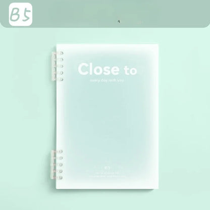 Soothing Gradient Colors Loose Leaf Lined Notebook B5