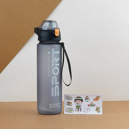 Sports Frosted Water Bottle