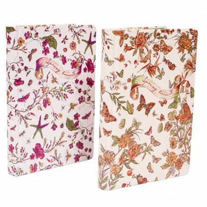 Spring Blossom Embossed Floral & Butterfly Journal
