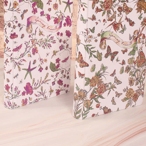 Spring Blossom Embossed Floral & Butterfly Journal