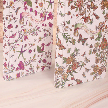 Spring Blossom Embossed Floral & Butterfly Journal