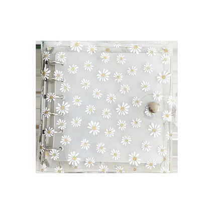 Square Daisy Loose Leaf Pocket Book Binder