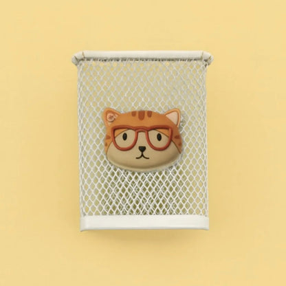 Square Metal Mesh Pen Holder