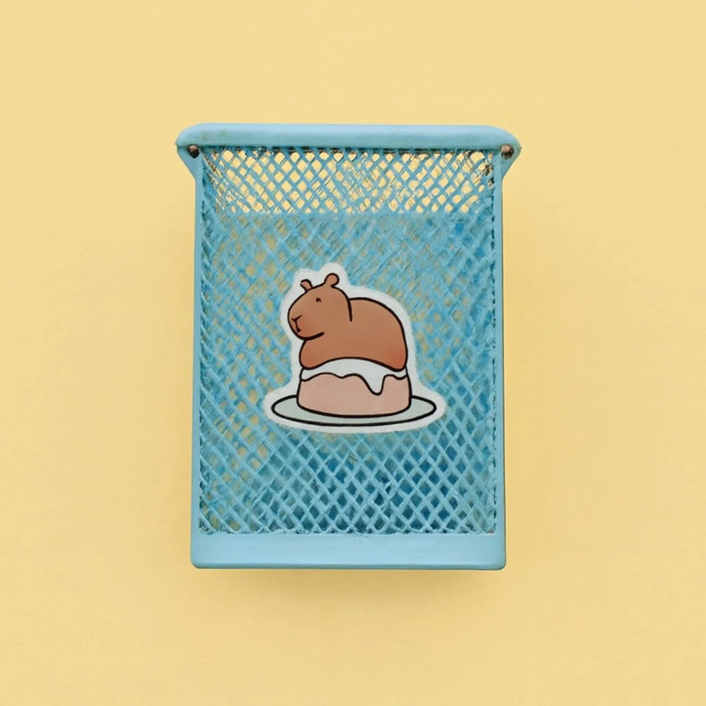 Square Metal Mesh Pen Holder