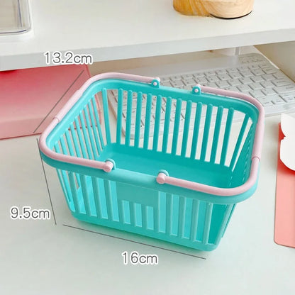 Stackable Cute Stationery Plastic Storage Basket