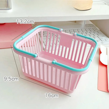 Stackable Cute Stationery Plastic Storage Basket