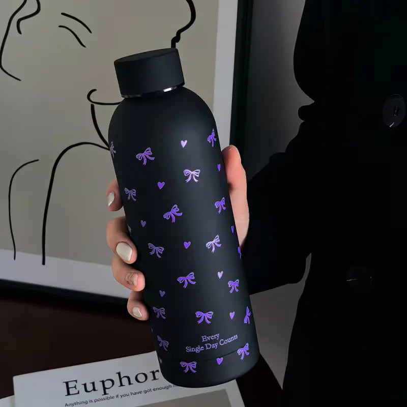 Printed Stainless Steel Insulated Water Bottle