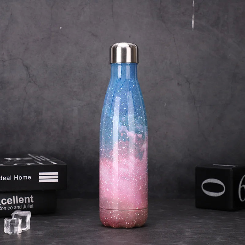 Gradient Style Stainless Steel Vaccume Bottle
