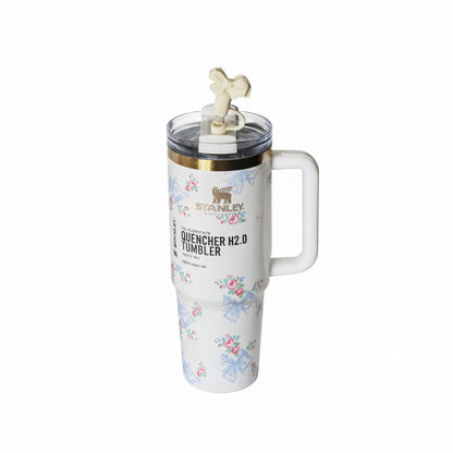Stanley x Bow Printed Love Shack Tumbler with Bow Topper