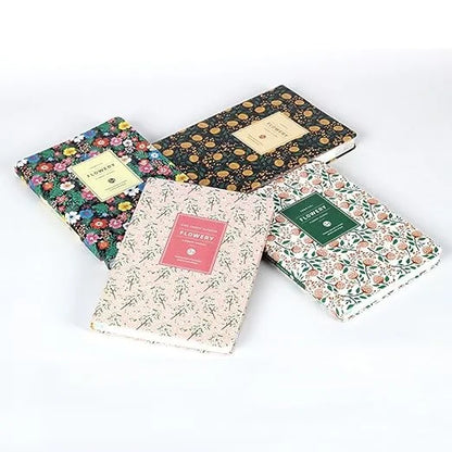 Flowery Floral Daily Journal and Planner