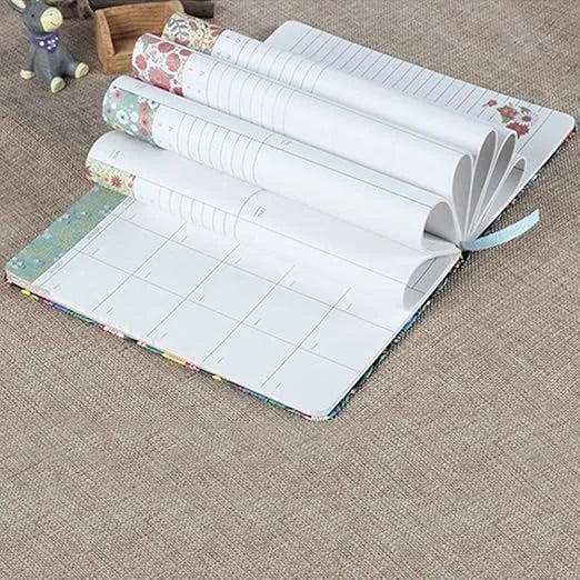 Flowery Floral Daily Journal and Planner