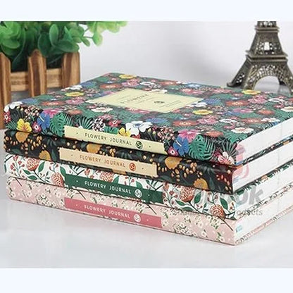 Flowery Floral Daily Journal and Planner