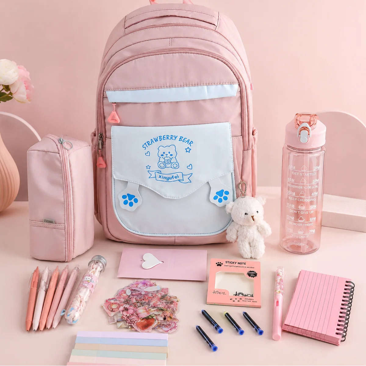 Strawberry Bear Stationery Deal Bundle