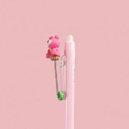 Strawberry Bear Erasable Gel Pen