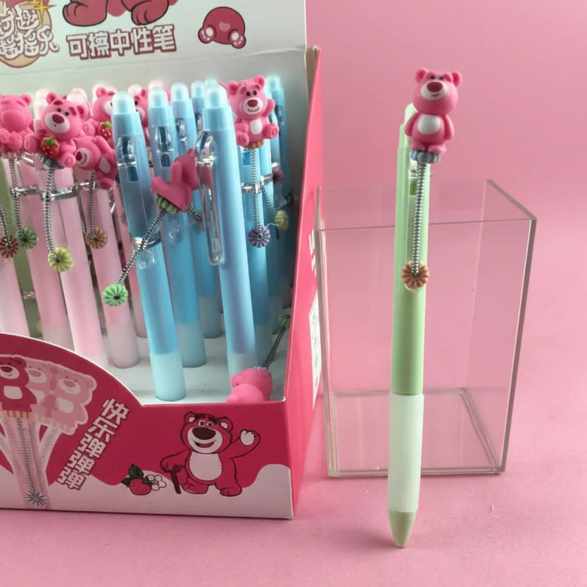 Strawberry Bear Erasable Gel Pen