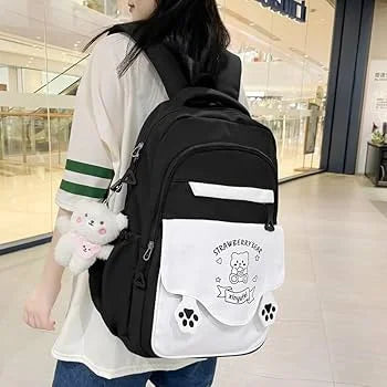 Strawberry Bear Kawaii Backpack