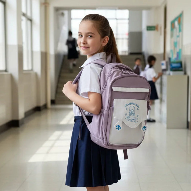 Strawberry Bear Kawaii Backpack
