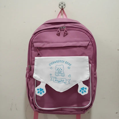 Strawberry Bear Kawaii Backpack