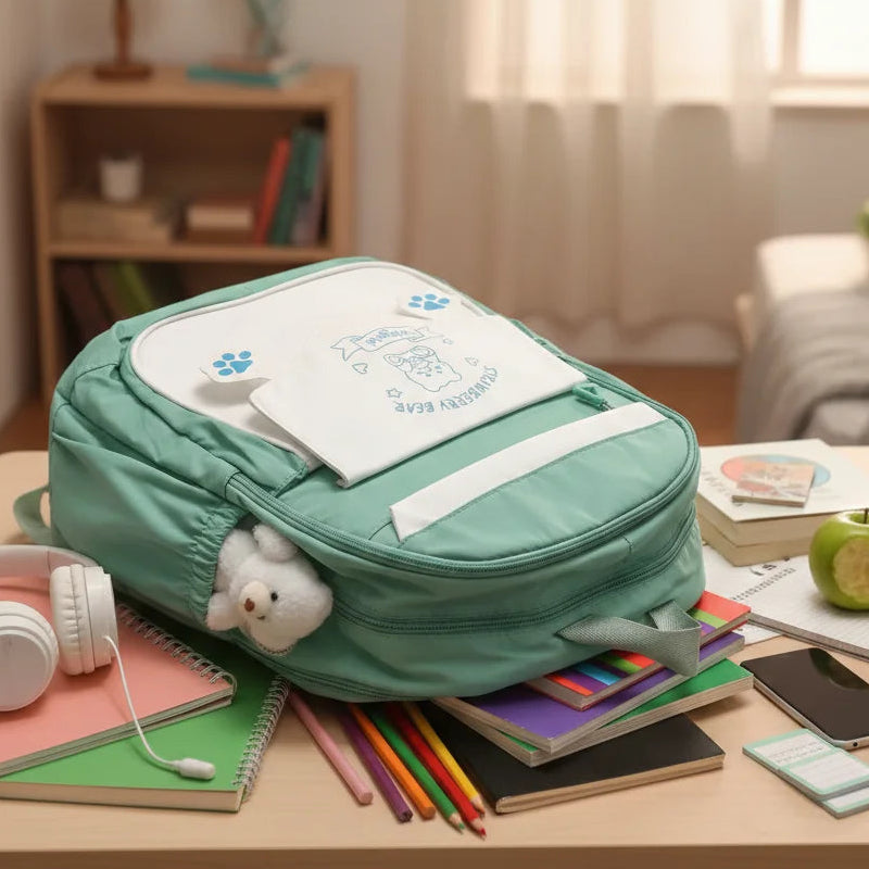 Strawberry Bear Kawaii Backpack