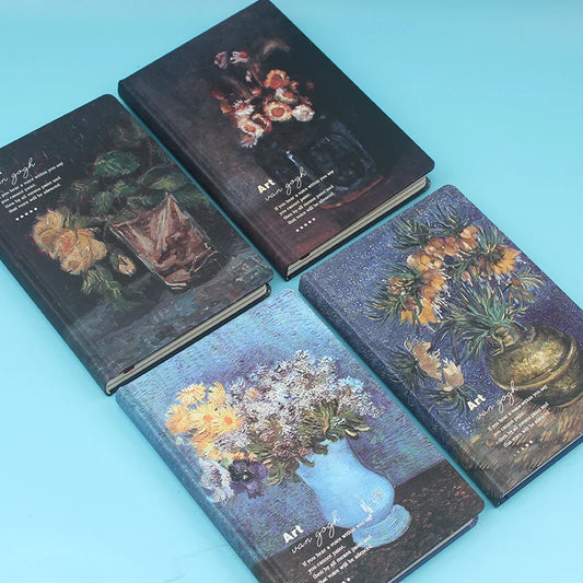 Van Gogh Art Flower Celebration Notebook And Planner