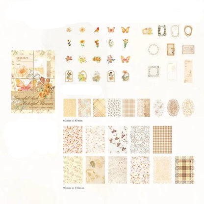 Sugar Poetry Materials Flower Post Office Series Sheets