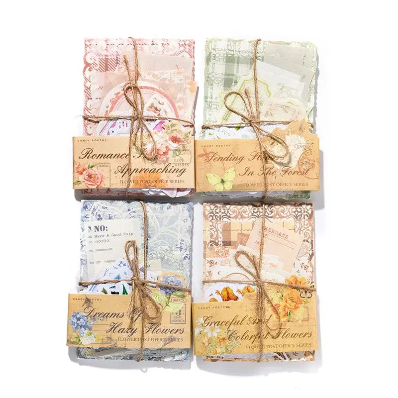 Sugar Poetry Materials Flower Post Office Series Sheets