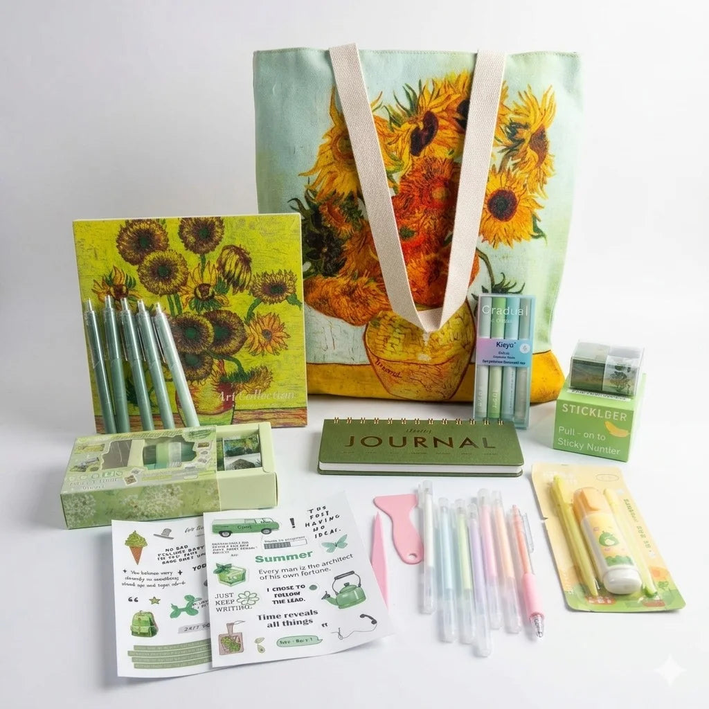 Sunflower Aesthetic Stationery Gift Box Set