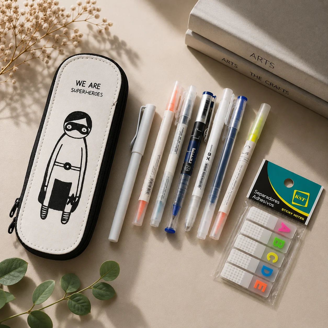 Superhero Case Stationery Bundle