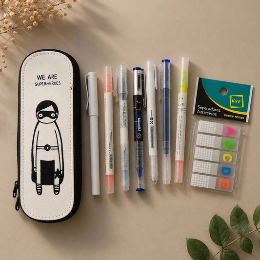 Superhero Case Stationery Bundle
